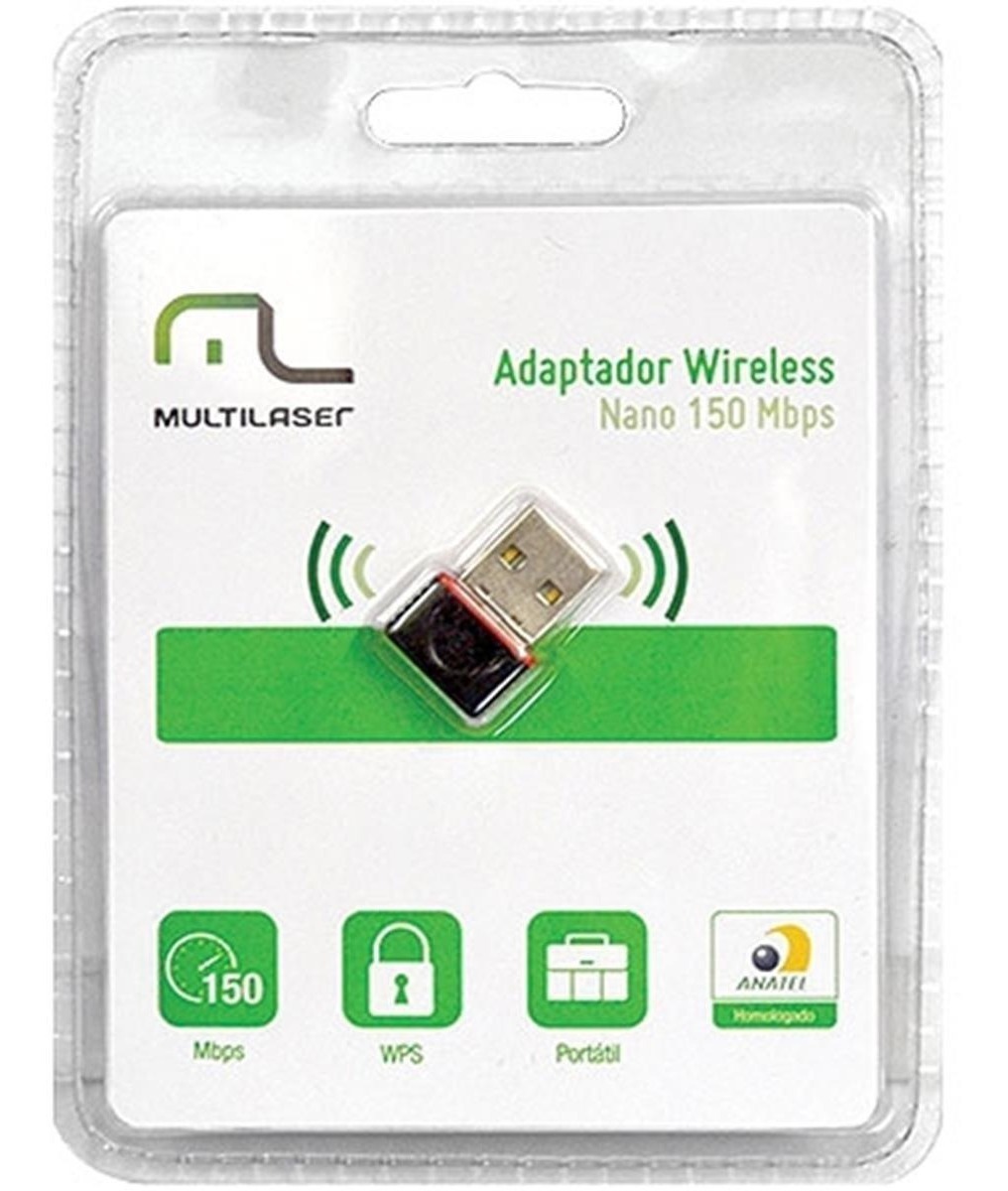 drive adaptador usb wireless n 150 mbps multilaser